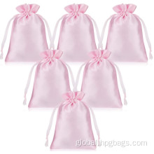 Tassel Silk Pouch Satin Gift Bags with Drawstring Jewelry Silk Pouch Supplier
